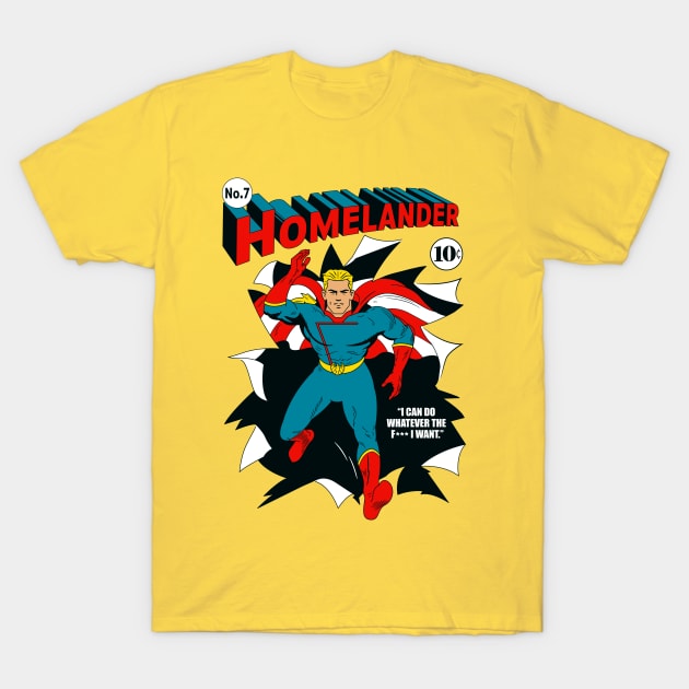 Homelander '41 T-Shirt by iannorrisart